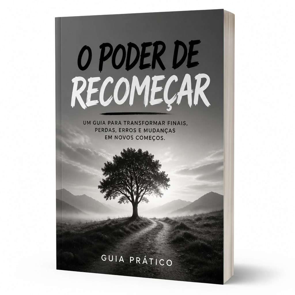 Capa de O Poder de Recomeçar